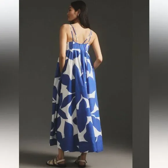 Sleeveless Babydoll Midi DressAnthropologie 1X